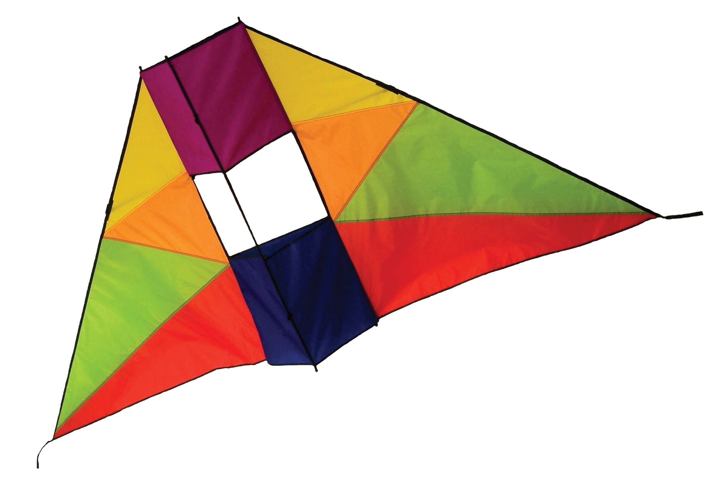 Amazon.com: In the Breeze 3011 — Rainbow Conyne Delta Kite — 6